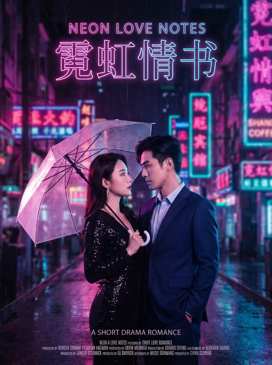 薄荷奶糖1v2一只豆苗 热播都市爱情短剧 - 霓虹情书海报
